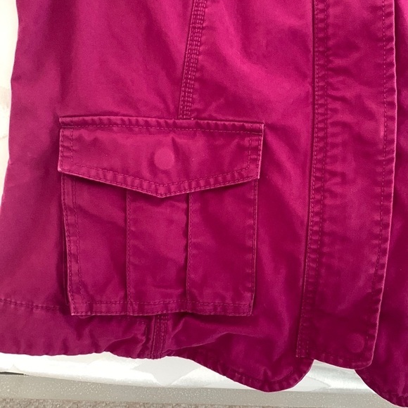 Eddie Bauer Women’s Long Sleeve Pink/Red Short Jacket w/pockets. Size L - Picture 4 of 13